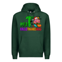 Sports Green my first hallothanksmas Premium Hoodie - AdoDesignShop