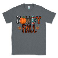 Charcoal Heather howdy fall Classic Tee - CowhideDigitalArt