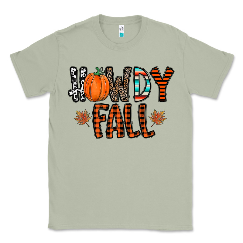Howdy Fall Classic Tee by CowhideDigitalArt | Teevron