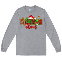 Heather Grey christmas mom mom claus Long Sleeve Tee - FaDigitalArtStudio