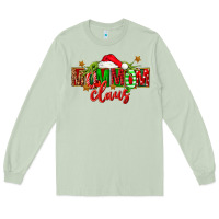 Matcha christmas mom mom claus Long Sleeve Tee - FaDigitalArtStudio