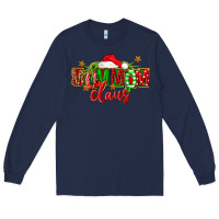 Navy christmas mom mom claus Long Sleeve Tee - FaDigitalArtStudio