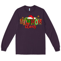 Plum christmas mom mom claus Long Sleeve Tee - FaDigitalArtStudio