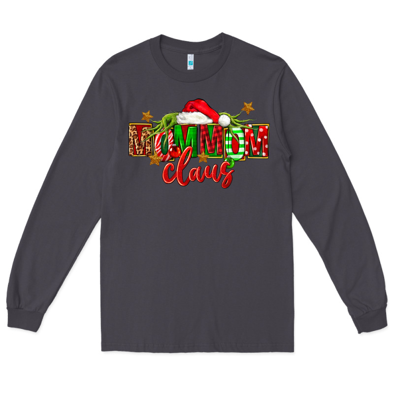 Christmas Mom Mom Claus Long Sleeve Tee by FaDigitalArtStudio | Teevron
