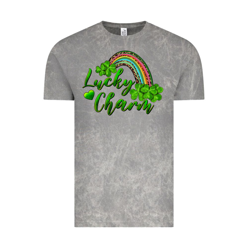 Lucky Charm Rainbow And Shamrocks Vintage Tee by RanaPortraitStore | Teevron