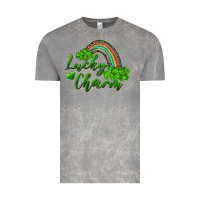 Cloud Rock Lucky charm rainbow and shamrocks Vintage Tee - RanaPortraitStore