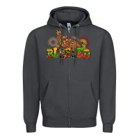 Smoke blessed afro woman hands Zipper Hoodie - AdoDesignShop