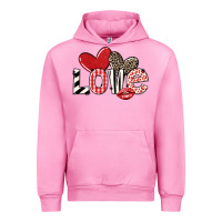 Fuchsia Pink love Urban Hoodie - LillyAllenDesigns