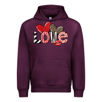 Mauve Wine love Urban Hoodie - LillyAllenDesigns