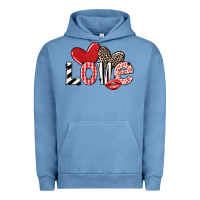 Pigment Pebble Blue love Urban Hoodie - LillyAllenDesigns