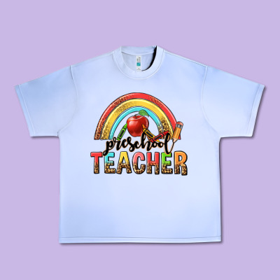 Preschool Teacher Urban Heavy Tee Designed By Texasbilliewilder