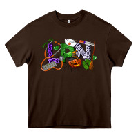 Chocolate Brown Halloween LPN Licensed Practical Nurse Heavy Core Tee - LillyAllenDesigns