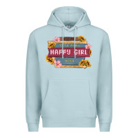 Blue Mist welcome to the fabulous happy girl avenue Premium Hoodie - MaliasSmallBusiness
