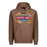 Chestnut welcome to the fabulous happy girl avenue Premium Hoodie - MaliasSmallBusiness