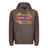 Coffee welcome to the fabulous happy girl avenue Premium Hoodie - MaliasSmallBusiness
