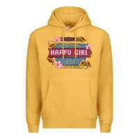Mustard welcome to the fabulous happy girl avenue Premium Hoodie - MaliasSmallBusiness