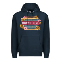 Navy welcome to the fabulous happy girl avenue Premium Hoodie - MaliasSmallBusiness