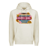 Oatmeal Heather welcome to the fabulous happy girl avenue Premium Hoodie - MaliasSmallBusiness