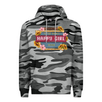 Slate Camo welcome to the fabulous happy girl avenue Premium Hoodie - MaliasSmallBusiness