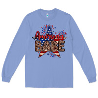 Colony Blue American babe Long Sleeve Tee - Neo Western