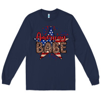 Navy American babe Long Sleeve Tee - Neo Western