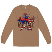 Toasted Coconut American babe Long Sleeve Tee - Neo Western