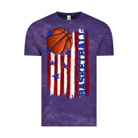 Basketball American Flag Vintage Tee | Teevron