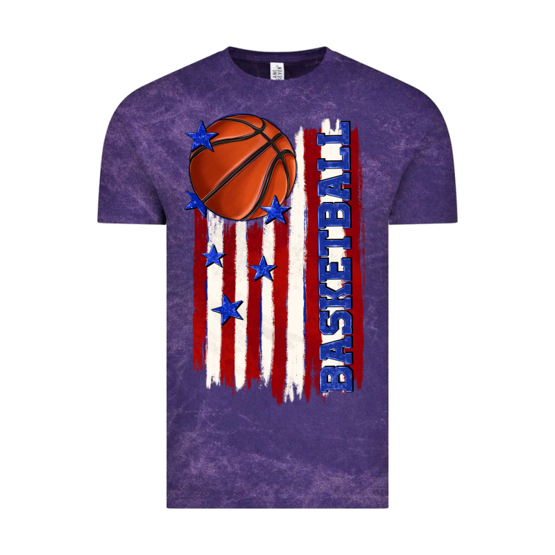Basketball American Flag Vintage Tee by texasbilliewilder | Teevron
