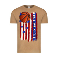 Vintage Camel basketball american flag Vintage Tee - texasbilliewilder
