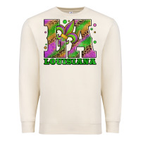 Sandshell mardi gras louisiana fleur de lis Premium Sweatshirt - Jasminsmagicworld
