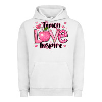 Pigment Lunar Rock teach love inspire teacher valentines day Urban Hoodie - LillyAllenDesigns