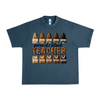 Midnight Navy proud black teacher Urban Heavy Tee - texasbilliewilder
