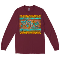 Burgundy made to worship tumbler Long Sleeve Tee - HRA Design Shop