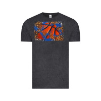Vintage Black basketball background Vintage Tee - texasbilliewilder