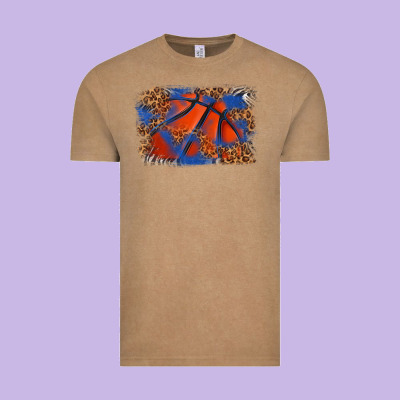 Vintage Tee basketball background