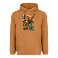 Meerkat love long haired cow Heavyweight Hoodie - Jasminsmagicworld