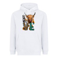 White love long haired cow Heavyweight Hoodie - Jasminsmagicworld