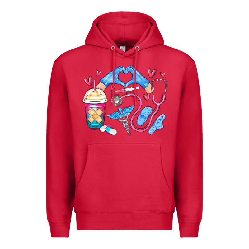 Nurse Life Premium Hoodie by MaliasSmallBusiness | Teevron