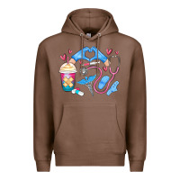 Chestnut nurse life Premium Hoodie - MaliasSmallBusiness