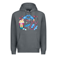Rock nurse life Premium Hoodie - MaliasSmallBusiness