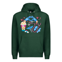 Sports Green nurse life Premium Hoodie - MaliasSmallBusiness