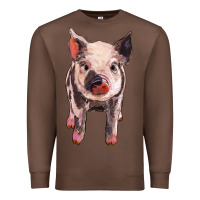 Chestnut pig Premium Sweatshirt - BarkalooDesign