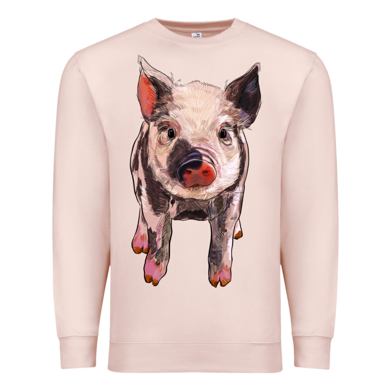 Pig Premium Sweatshirt by BarkalooDesign | Teevron