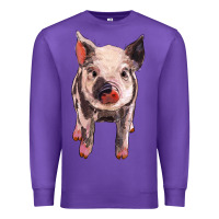 Purple pig Premium Sweatshirt - BarkalooDesign