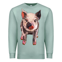 Seafoam pig Premium Sweatshirt - BarkalooDesign