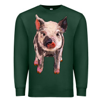 Sports Green pig Premium Sweatshirt - BarkalooDesign
