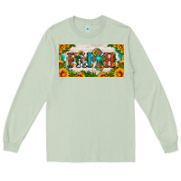 Matcha faith cross and sunflower license plate Long Sleeve Tee - HRA Design Shop