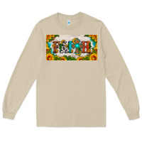 Mushroom faith cross and sunflower license plate Long Sleeve Tee - HRA Design Shop