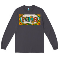 Smoke faith cross and sunflower license plate Long Sleeve Tee - HRA Design Shop