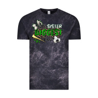 Cloud Black little sister biggest fan soccer Vintage Tee - Zillion Design Studio